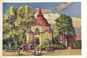 Stara Boleslav, chapel, artist signed