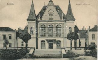 Kassa, Kosice; vasútállomás / railway station