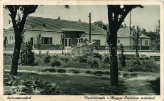 Zamárdi, vasútállomás, Magyar Fájdalom szobor (EK)