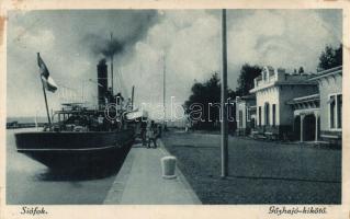 Siófok, gőzhajó kikötő (EB)
