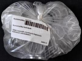 100db használt éremtartó kapszula különböző méretekben