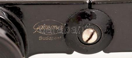 Gamma márkájú színházi látcső,fém-műbőr, 10×6 cm