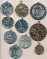 10db vegyes sportérem főleg a szocialista korszakból jobb darabokkal! T:vegyes
