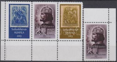 2013 Székesfehérvár Hunfila 4 db levélzáró