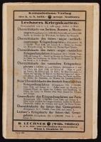 1914-1918 Übersichtskarte des nördlichen Kriegsschauplatzes, k.u.k. militär-geogr. Institute, 105x83...