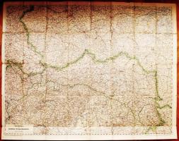1914-1918 Übersichtskarte des nördlichen Kriegsschauplatzes, k.u.k. militär-geogr. Institute, 105x83...