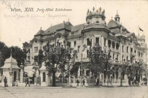 Vienna, Wien XIII. Park Hotel Schönbrunn; Sperlings Postkarten-Verlag (EK)