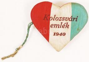 1940 Kolozsvári emlék, kinyitható szív alakú leporello