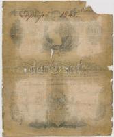 1841. 10G "Privilegirte Oesterreichische Natonal Bank" korabeli hamisítvány vízjeles papír...