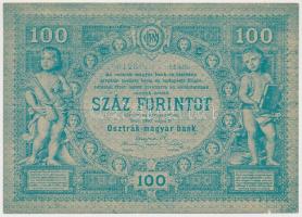 1880. 100Ft fakszimile T:II