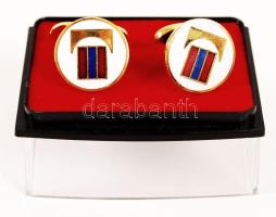 Sporrong márkájú mandzsetta, réz, műanyag tokban