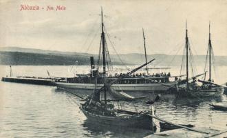 Abbazia, Am Molo / SS Stefania, ships