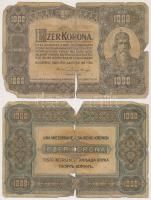 1920. 1000K "Orell Füssli Zürich" (5x) T:IV/V