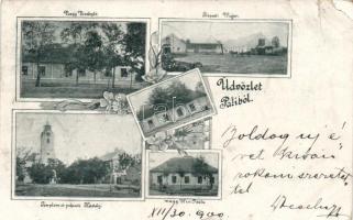 Páli, Préposti major, nagyvendéglő, posta; floral (b)