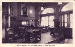 Budapest V. Mátyás Pince felső helyiség; Eskü tér 7. (EB)