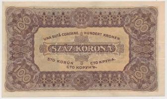 1923. 100K "Magyar Pénzjegynyomda Rt. Budapest" T:I-/II (hajtatlan)
