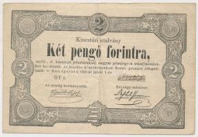 1849. 2Ft "Kincstári utalvány" T:III