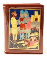 Kristó Gyula-Makk Ferenc: Árpádok, I. Andrástól I. Gézáig (1046-1077). Bp., 1988, Pátria. Minikönyv, számozott példány, illusztrált, kiadói műbőr kötésben zománcozott rátéttel, melléklettel, újszerű állapotban.