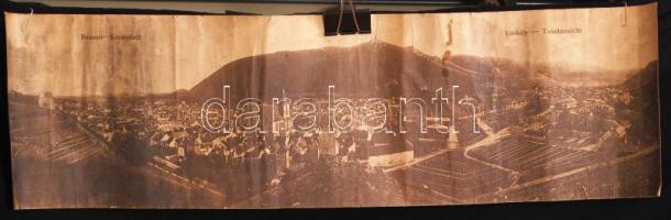 cca 1910 Brassó panoráma kép / Panorama photo 75x20 cm