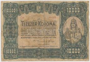 1920. 10.000K "Orell Füssli Zürich" piros sorszámmal T:III-