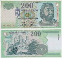 2005-2006. 200Ft "FA","FB" (2x) T:I