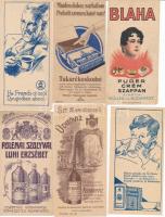 11 db klf számolócédula, vegyes minőségben / counting slips