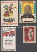 11 db vegyes reklám és italcímke