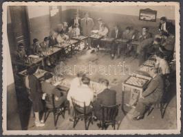 1935 Barcelona sakkverseny fotó / Barcelon chess contest photo 11x9 cm