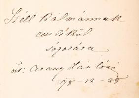 Arany László költeményei. A Délibábok hőse és más költemények. özv. Arany Lászlóné ajánló soraival S...