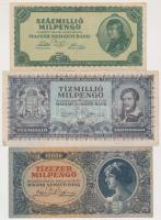 1930-1946. 15db többféle pengő bankjegy T:vegyes