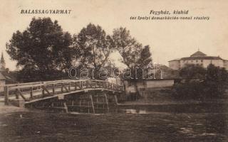 Balassagyarmat, Fegyház, kishíd (az ipolyi demarkációs vonal részlet); Kondor Sándor kiadása