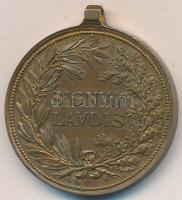 1914-1916. "Bronz Katonai Érdemérem a katonai érdemkereszt szalagján" kitüntetés korona dí...