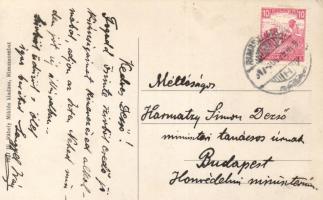 Rimaszombat, Tompa Mihály szobra; ifj. Rábely Miklós kiadása / Tompa statue