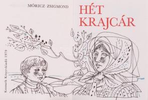 Móricz Zsigmond: Hét krajcár. Bp., 1979, Kossuth Könyvkiadó. Minikönyv, 689. számozott példány, illu...