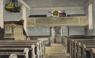 Szigetmonostor, Református templom belseje, Bajcsi István kiadása