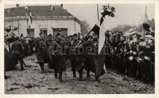 Galánta, entry of the Hungarian troops