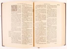 Vizsolyi Biblia I.-II. kötet. Facsimile kiadás. Bp. 1990. Magyar Helikon. Kiadói egészbőr kötésben, ...