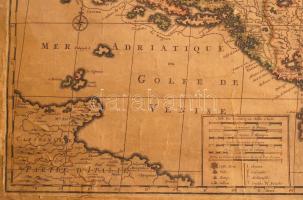 cca 1710 Théatre de la guerre en Hongarie, Transilvanie - Magyarország katonai térképe. Gu...