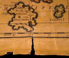 cca 1710 Théatre de la guerre en Hongarie, Transilvanie - Magyarország katonai térképe. Gu...