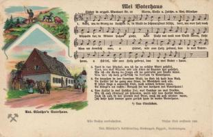 'Mei Voterhaus' / 'My father's house' German folk song (EK)