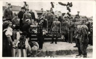 Szászrégen, bevonulás / entry of the Hungarian troops, Horthy