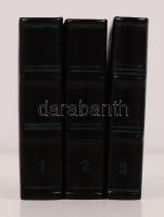 Boross Mihály: Magyar Krónika I-III. Pest, 1870, Heckenast Gusztáv. Reprint minikönyv, kiadói műbőr ...