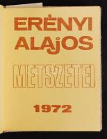 Erényi Alajos metszetei 1972. Minikönyv, 21. példány, kiadói egészvászon kötés fa rátéttel, újszerű ...