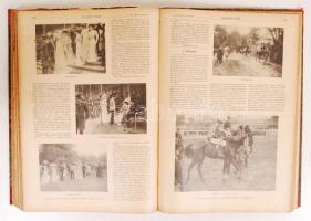 1909 Vasárnapi Ujság. Szerk. Hoitsy Pál, 1. fél évfolyama, bekötve. Félvászon kötésben