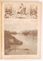 1916 Vasárnapi Ujság. Szerk. Hoitsy Pál, 2. fél évfolyama, bekötve. Fetstett egészvászon kötésben, j...