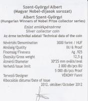 2012. 3000Ft Ag "Szent-Györgyi Albert" tanúsítvánnyal eredeti dísztokban T:PP
Adamo EM254