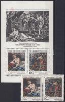 Nemzetközi bélyegkiállítás bélyegpár + blokk, International Stamp Exhibition stamp pair + block