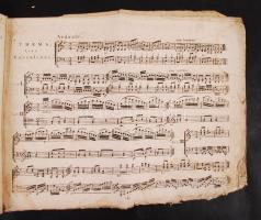 cca 1780 Friedrich Starke: Thema variations pour le Piano-forte et le flute kotta / notes 12p