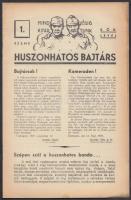 1937 Huszonhatos bajtárs, 1. számú körlevél, 12p