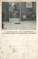 1901 Vienna, Wien; X. Ausstellung der Vereinigung bildender Künstler Österreichs Secession, Klimt's Medizin / Art Nouveau Exhibition (small tear)